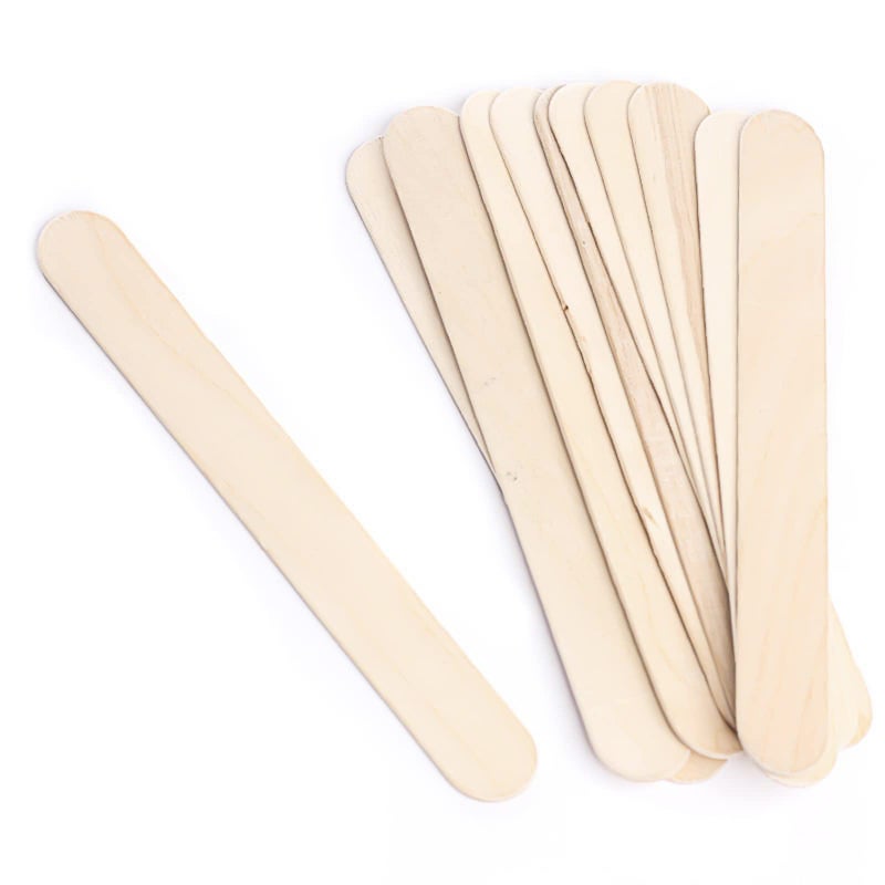 KTOJOY 8 100Pcs Jumbo Wooden Craft Sticks Wooden Popsicle Craft Sticks Stick Treat Sticks Ice Pop Sticks for DIY Crafts Home Art Projects  Classroom Art Supplies - Image 3